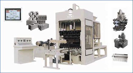 河南宇達路橋機械 QT6-15型全自動空心砌塊成型機，助力計算機設備廠房建設高效升級